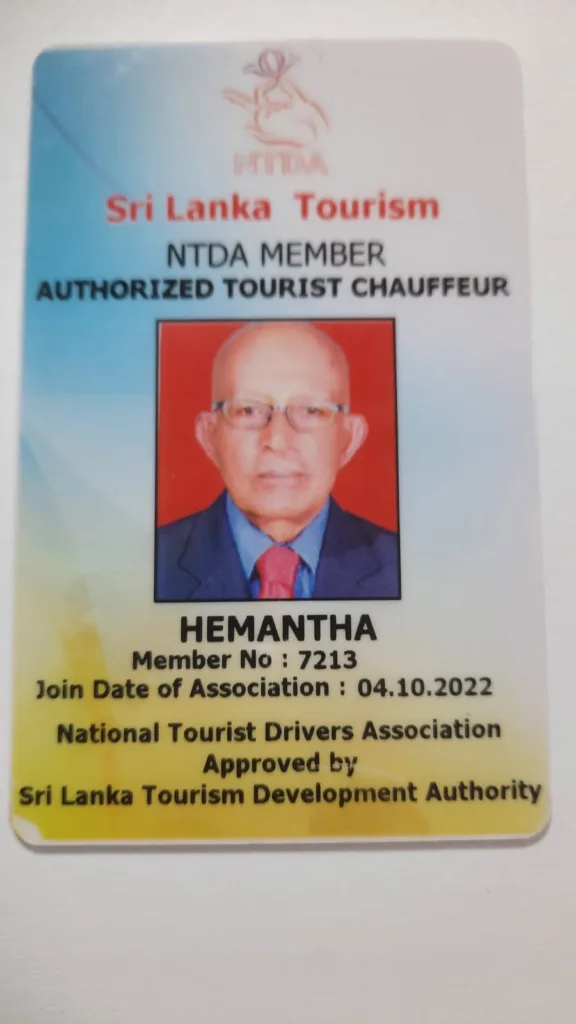 HasFre Tours Driver guide Hemantha